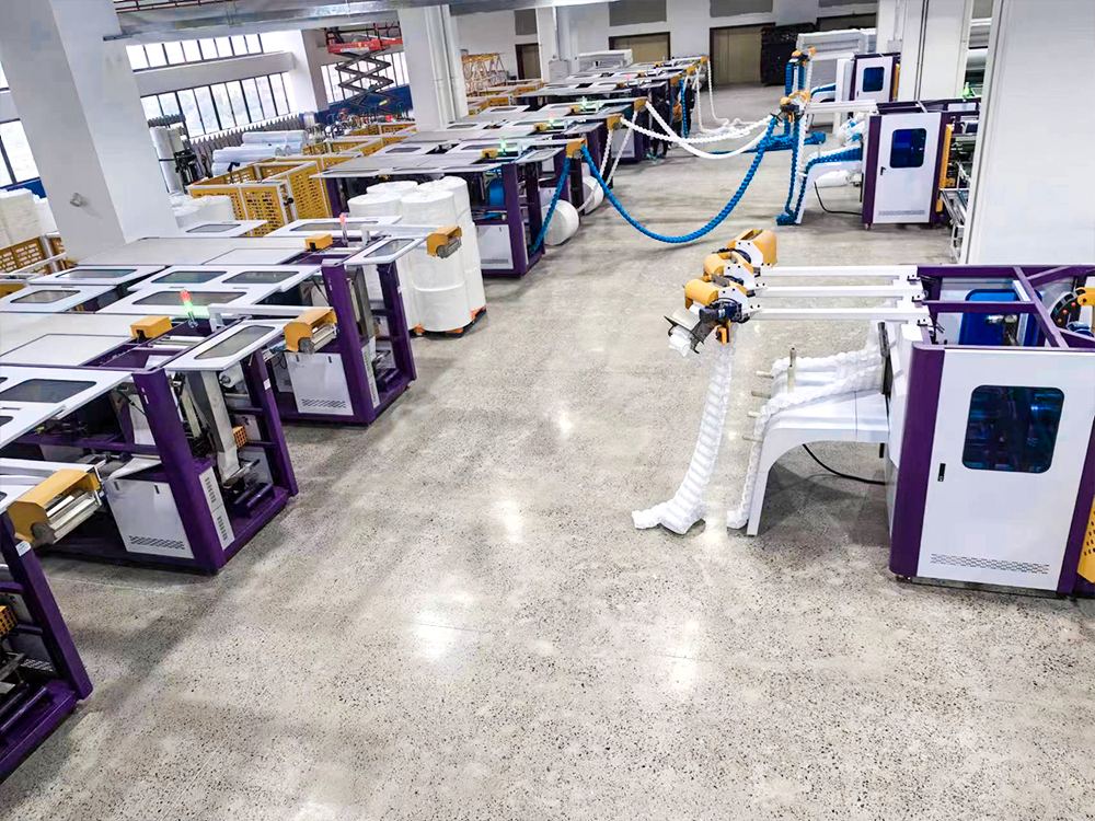 Fotos de un exitoso proyecto de fábrica de colchones llave en mano