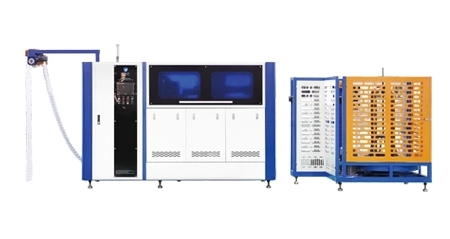 Máquina de resorte de bolsillo de alta densidad automática de alta densidad